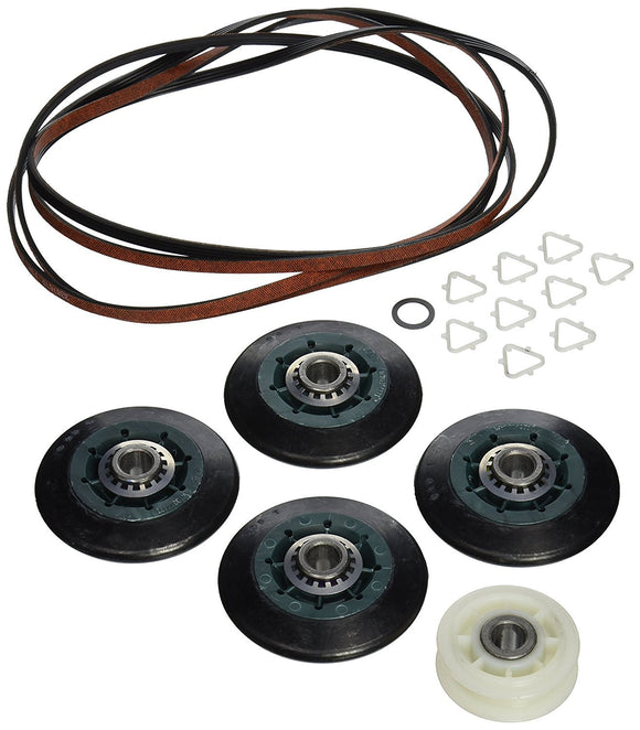 Belt & Rollers Repair Kit for Whirlpool WED8300SW2 Dryer